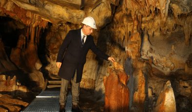 Gölbaşı Belediyesi’nden Tarihi Değer Tulumtaş Mağarası’na Anlamlı Ziyaret